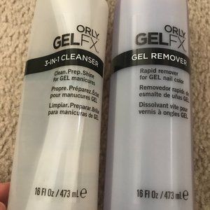 ORLY Gel Remover and 3-IN1 Cleanser (95% full)